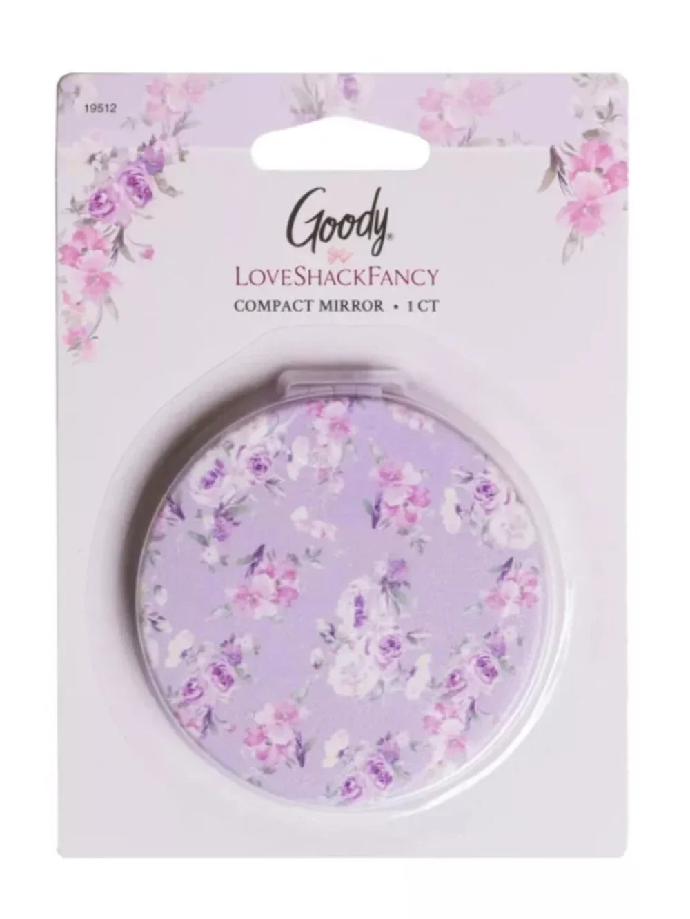 LoveShackFancy x Target – Goody Happy Thoughts Mirror Compact 1CT Hibiscus